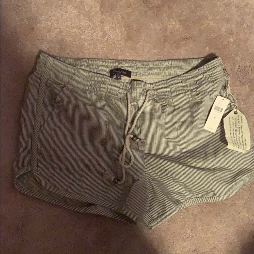 Anthropologie Level 99 striped shorts